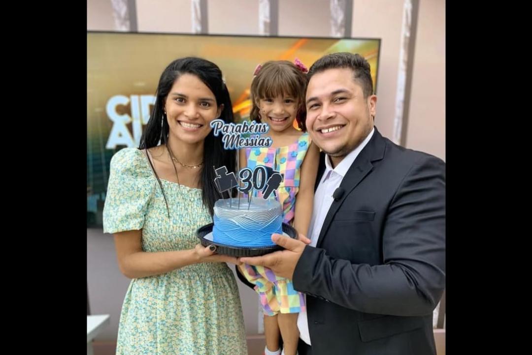 Nasce em casa a segunda filha do apresentador Messias Silva 