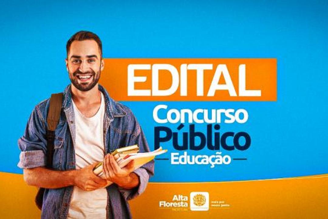 Publicado edital para realização do Concurso Público da Educação