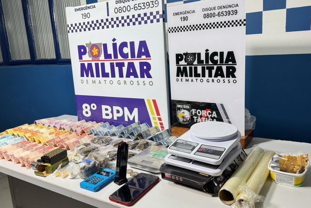 PM prende gerente do tráfico em Alta Floresta