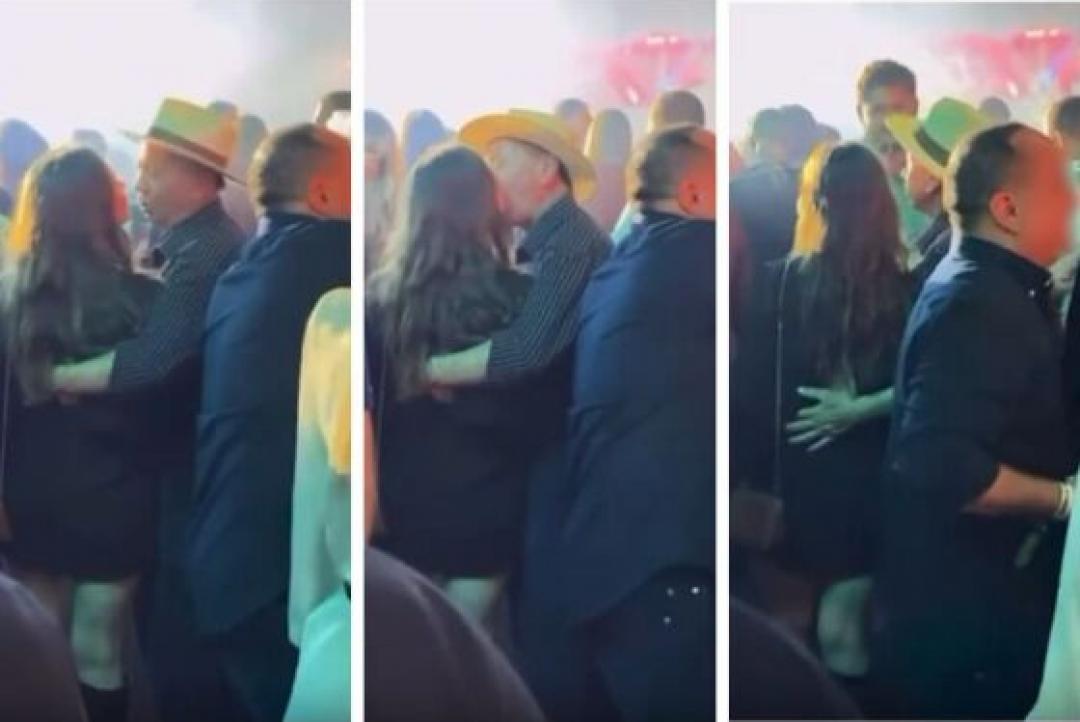 Prefeito de Sinop é filmado aos beijos com novinha na Exponorte