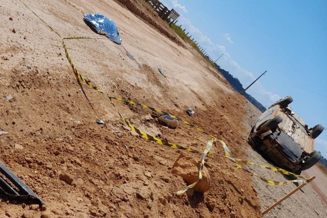 Mulher morre em capotamento na MT 325 em Alta Floresta  