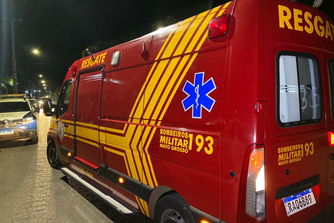 Motociclista fica ferido após colisão no centro de Alta Floresta