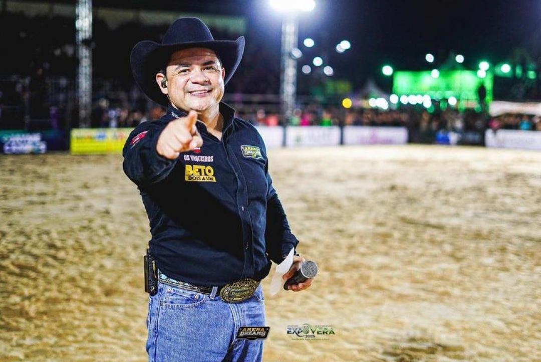 Anderson Oliveira vai narrar no maior rodeio da América Latina