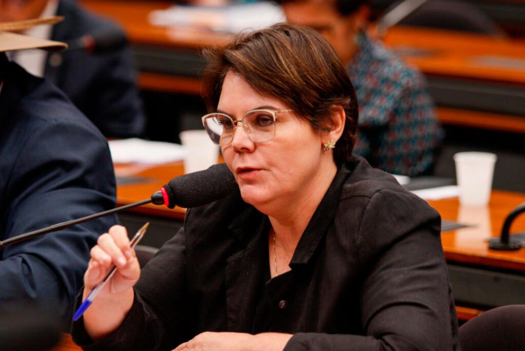 Deputada de MT  questiona depoente que saiu preso de CPMI do INSS