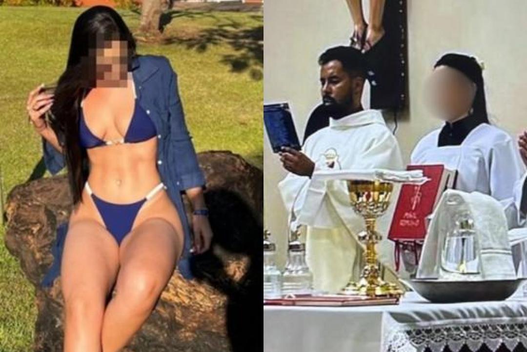 Vídeo de padre com noiva provoca escândalo e ação policial em MT