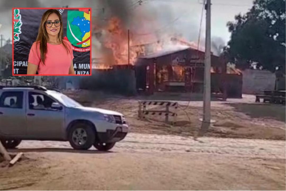 Vereadora é suspeita de atear fogo em Cabaré: ela nega o crime