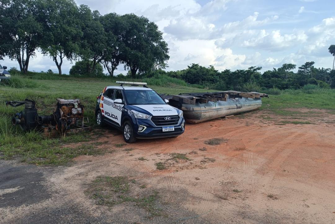 Suspeito é preso enquanto tentava recuperar balsa usada em garimpo ilegal em AF