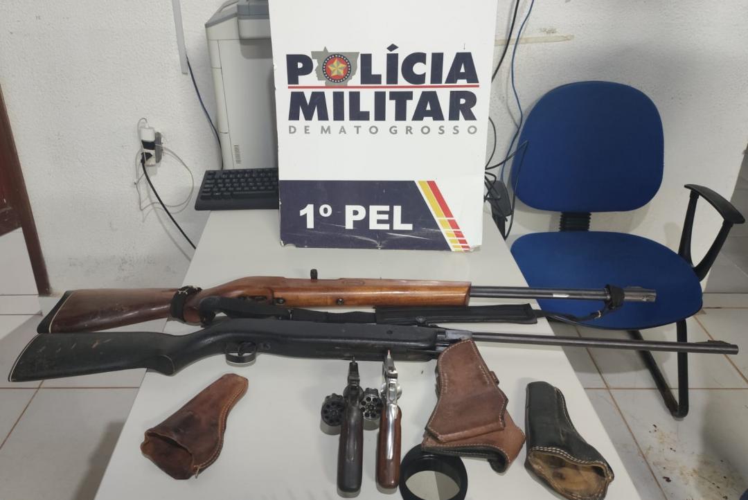 Homem é preso após efetuar disparos em Apiacás