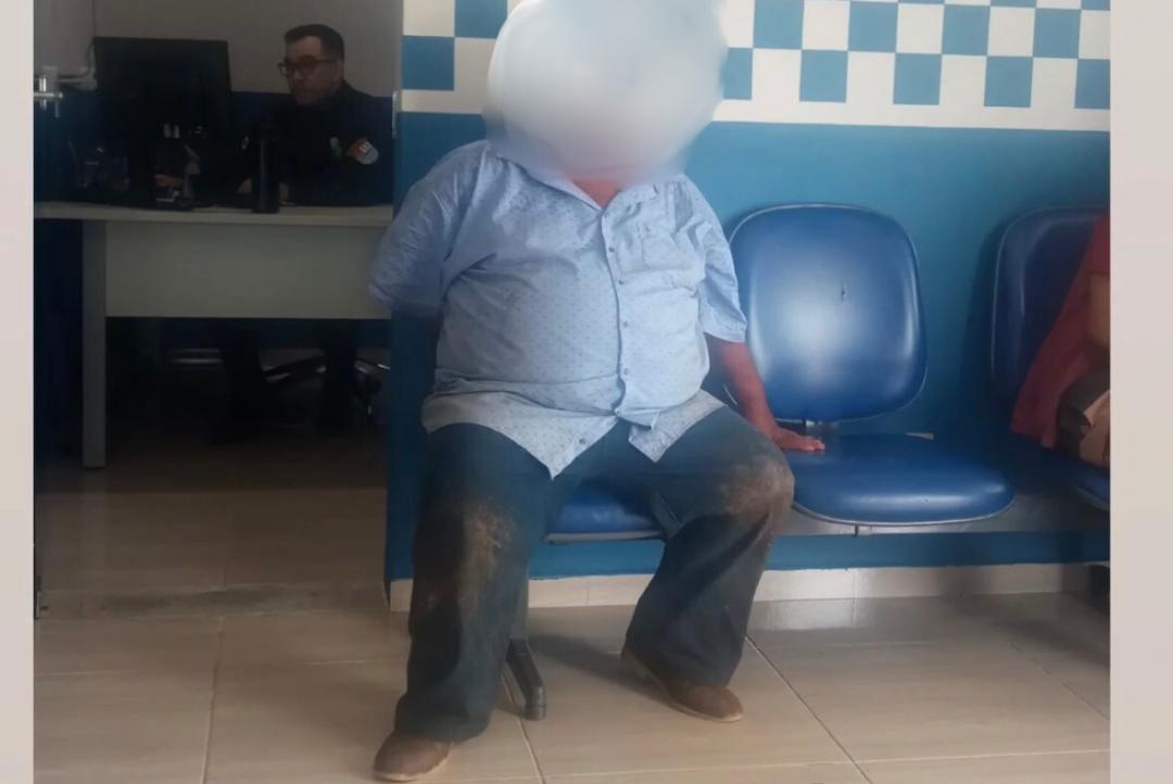De carreira: suspeito com histórico de estelionato é conduzido à delegacia em Paranaíta