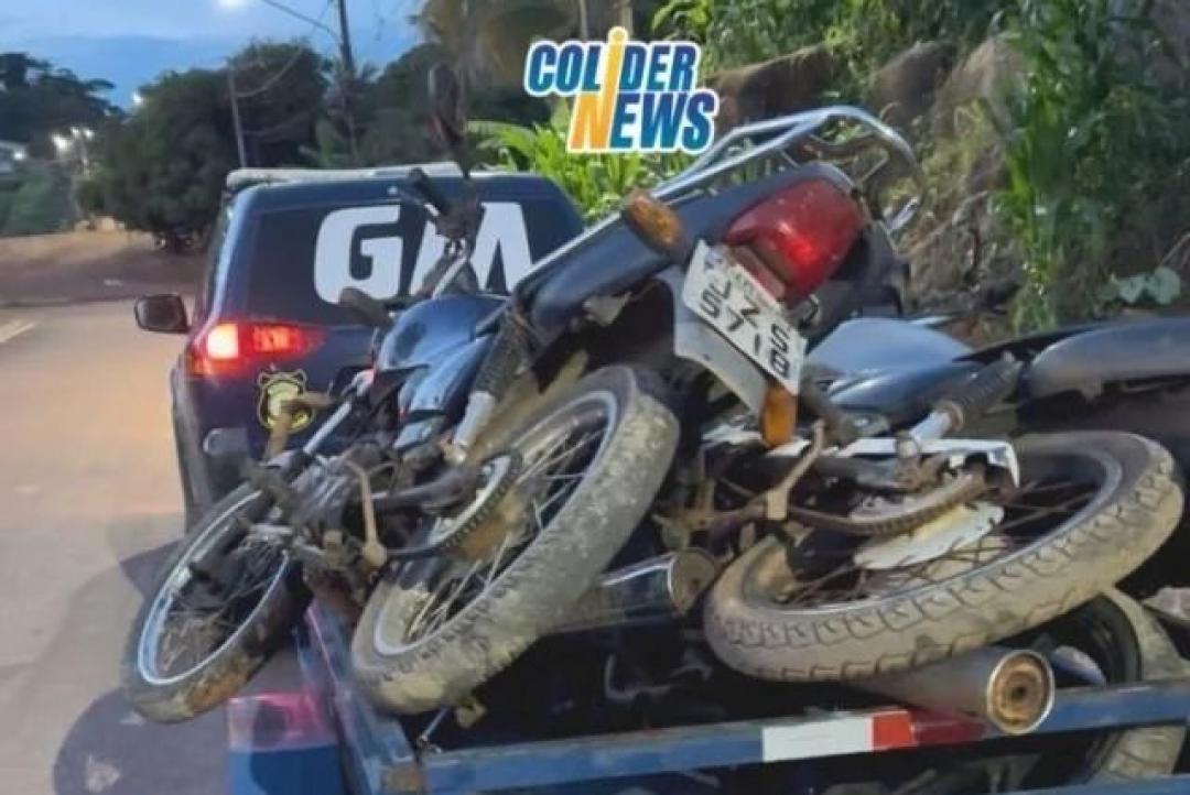 Operação recupera dez motos furtadas em Colíder