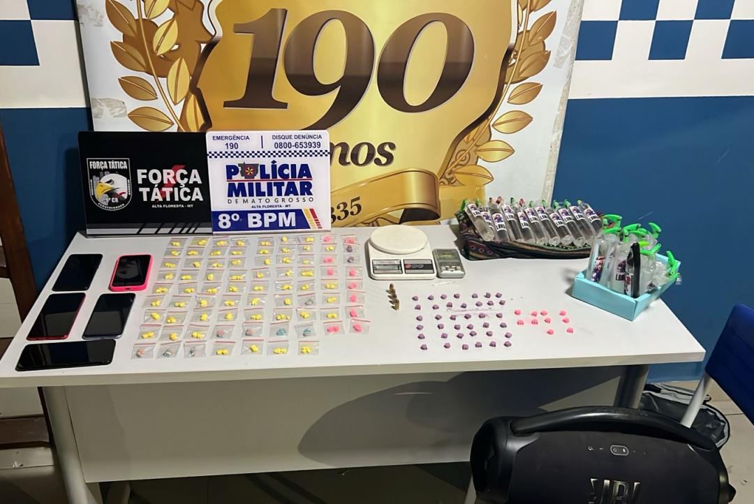 Suspeito com mandado de prisão é preso por roubo e tráfico em Alta Floresta