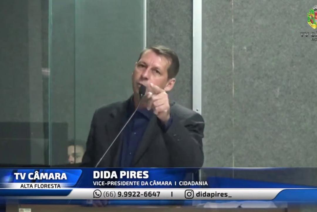 “Administração da sacanagem”: Dida Pires faz duro ataque à gestão de Chico Gamba na tribuna