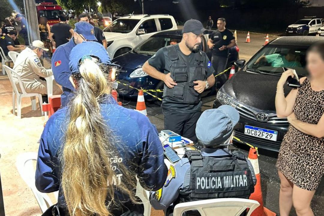 Operação Lei Seca termina com cinco presos por embriaguez ao volante em Alta Floresta