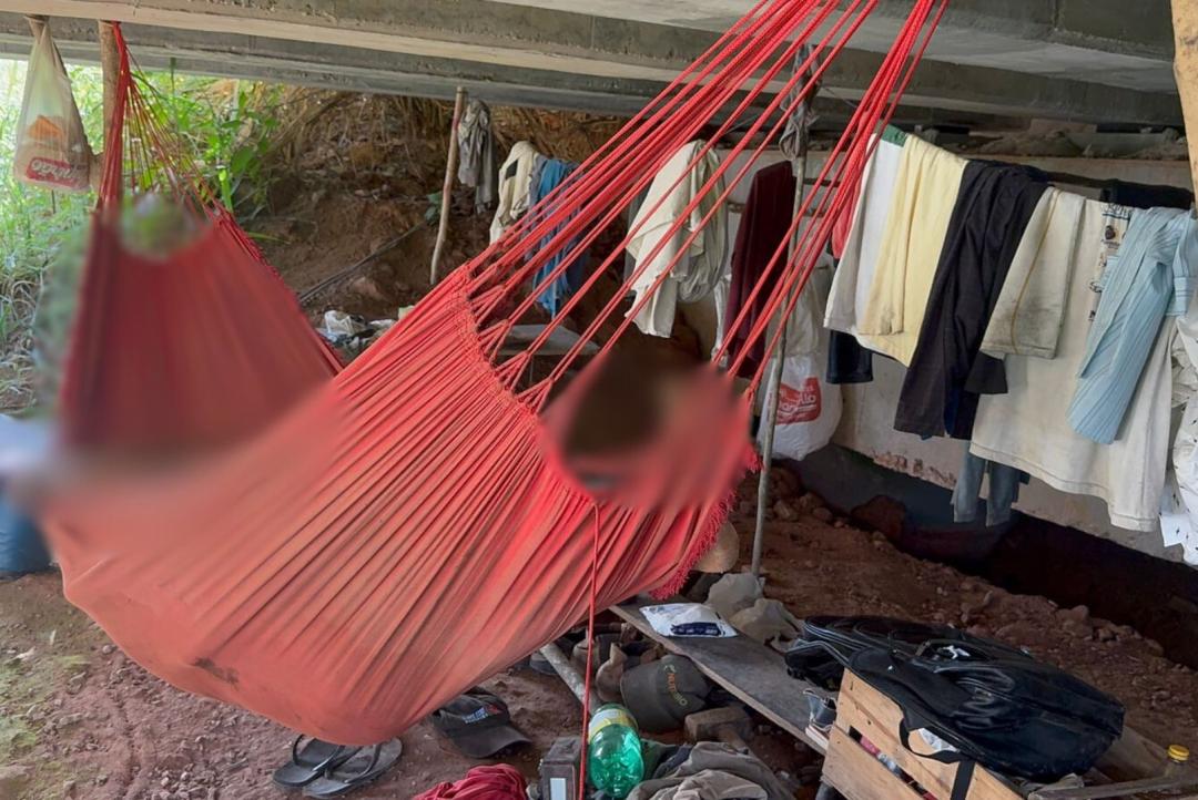 Idoso é encontrado morto em rede sob ponte na MT-325, em Alta Floresta