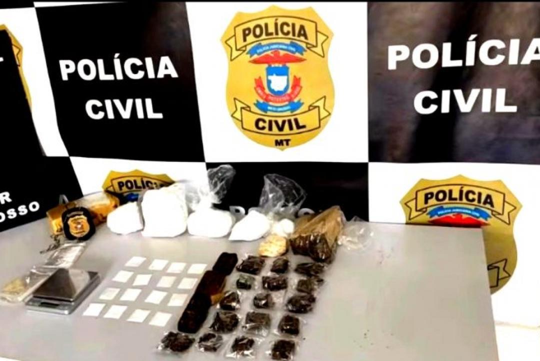 Suspeito de alta periculosidade é preso por tráfico de drogas em Colíder