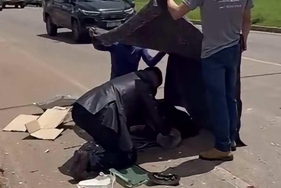 Jornalistas prestam primeiros socorros a adolescente após acidente em Alta Floresta