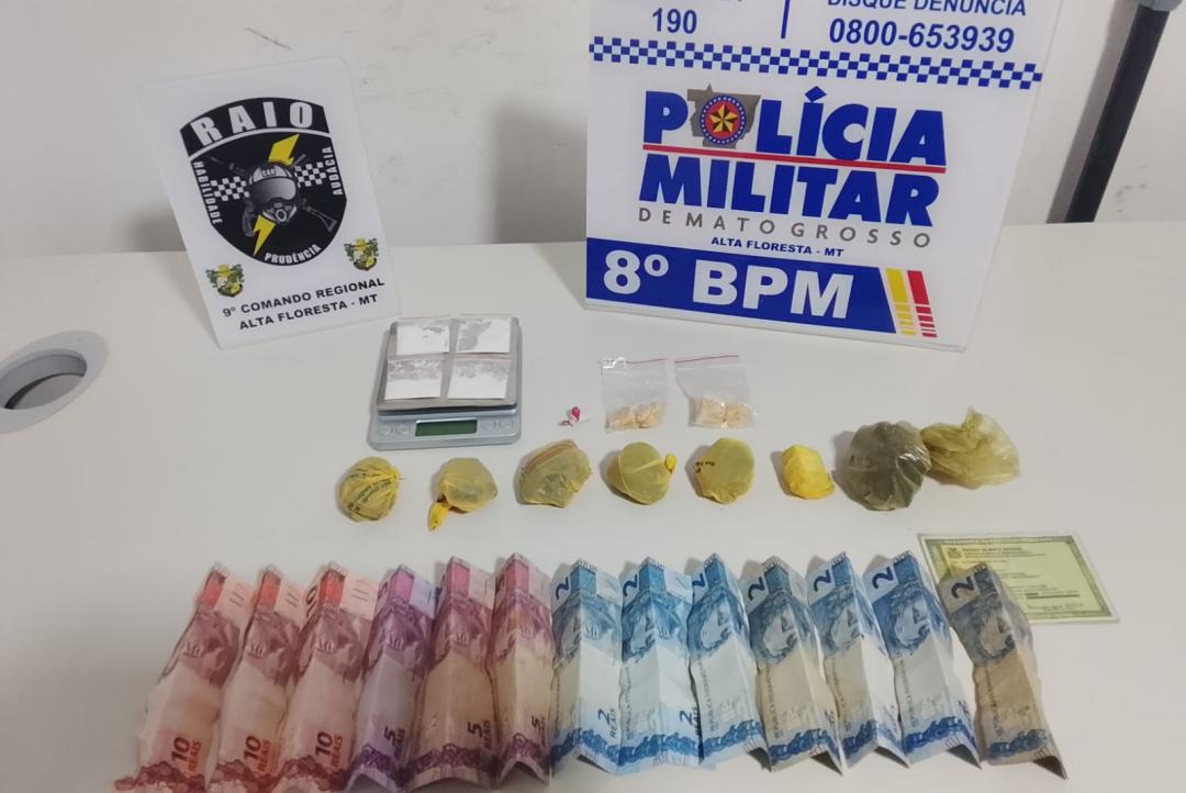 Menor é apreendido por tráfico de drogas em ponto conhecido de venda em Alta Floresta