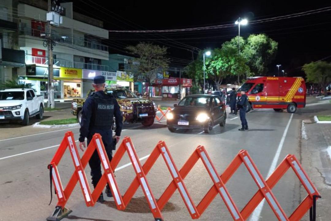 Operação Lei Seca termina com três prisões por embriaguez e 27 veículos removidos em Alta Floresta