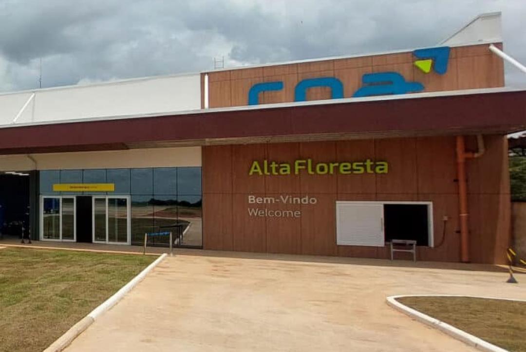 Movimentação no aeroporto de Alta Floresta cai mais de 32% no primeiro trimestre de 2026