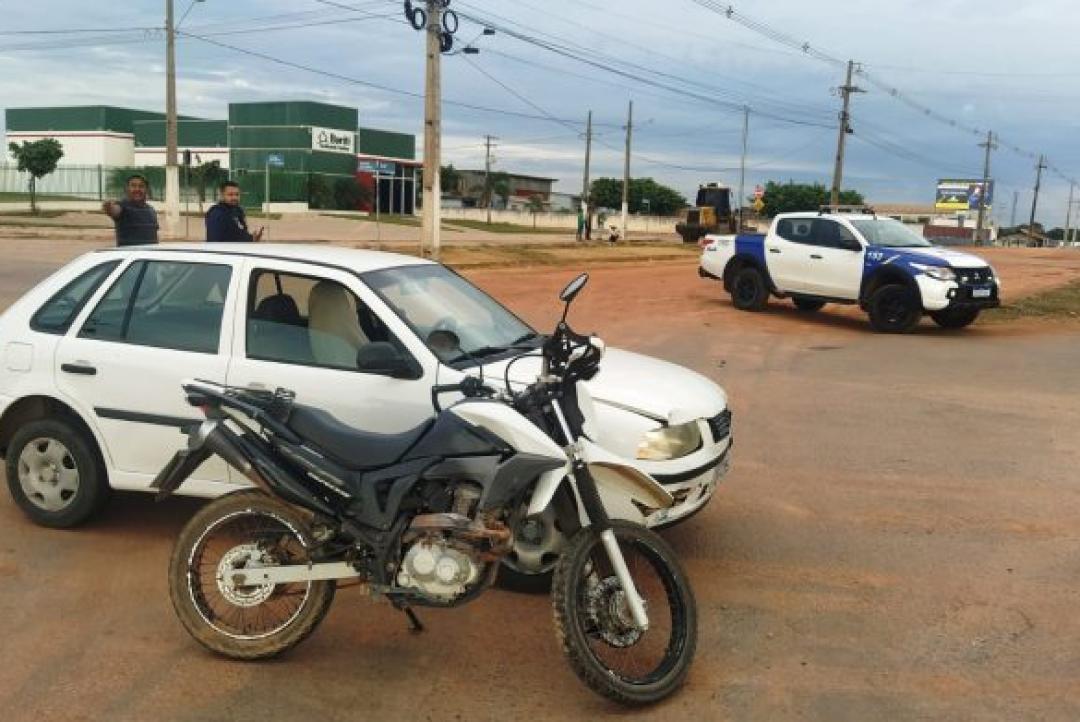 Motociclista fica ferida após colisão com carro no acesso à MT-208