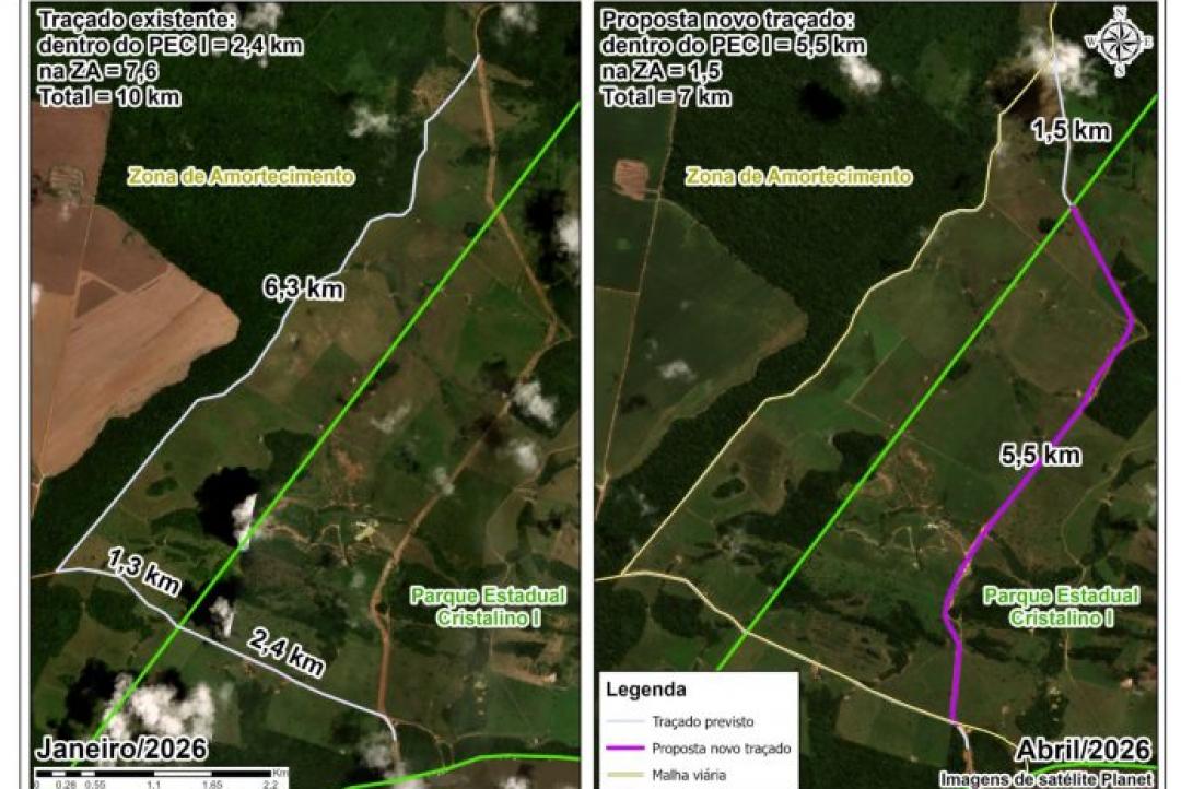 Organizações ambientais pedem investigação sobre pavimentação da MT-325 no Parque Cristalino