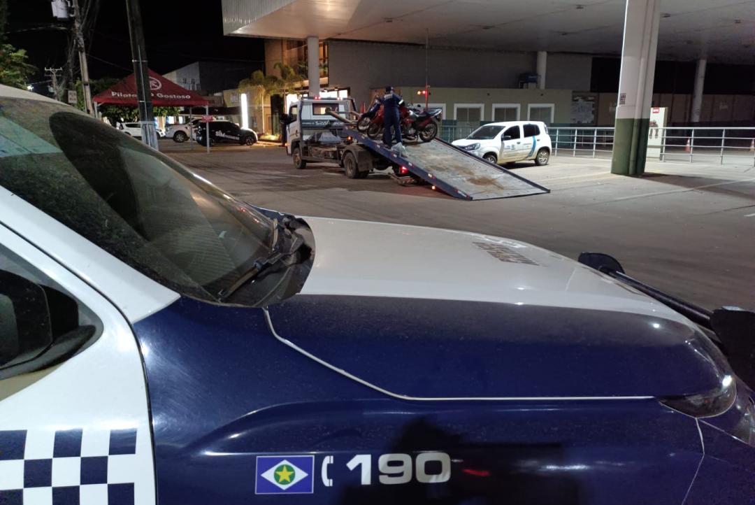 Motociclista é preso por embriaguez ao volante e porte ilegal de munições na MT-206, em Paranaíta