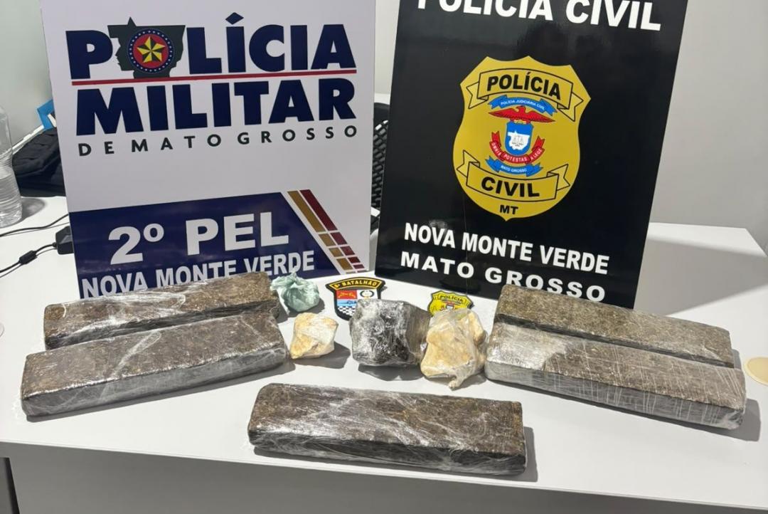 Motociclista foge de bloqueio e abandona mochila com drogas após cair em estrada rural