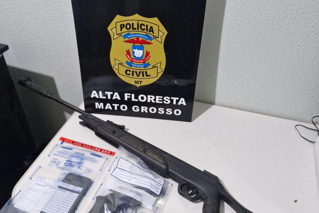 Operação apreende carabina, revólver com numeração suprimida e munições em Alta Floresta