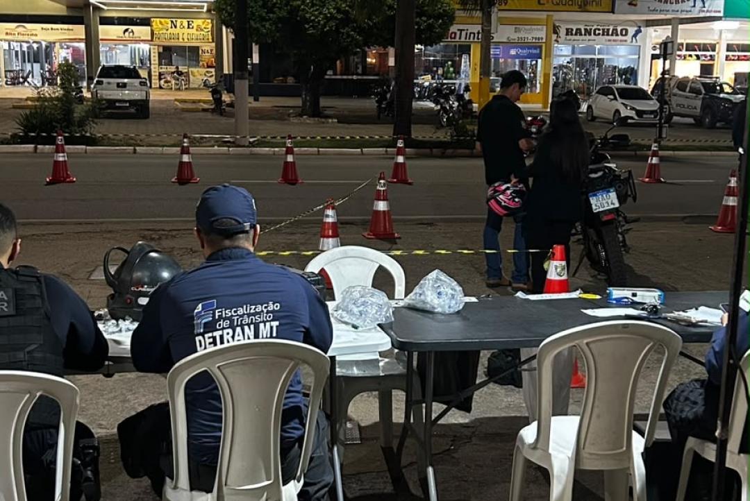 15ª edição da Operação Lei Seca registra 61 autuações e quatro prisões em Alta Floresta
