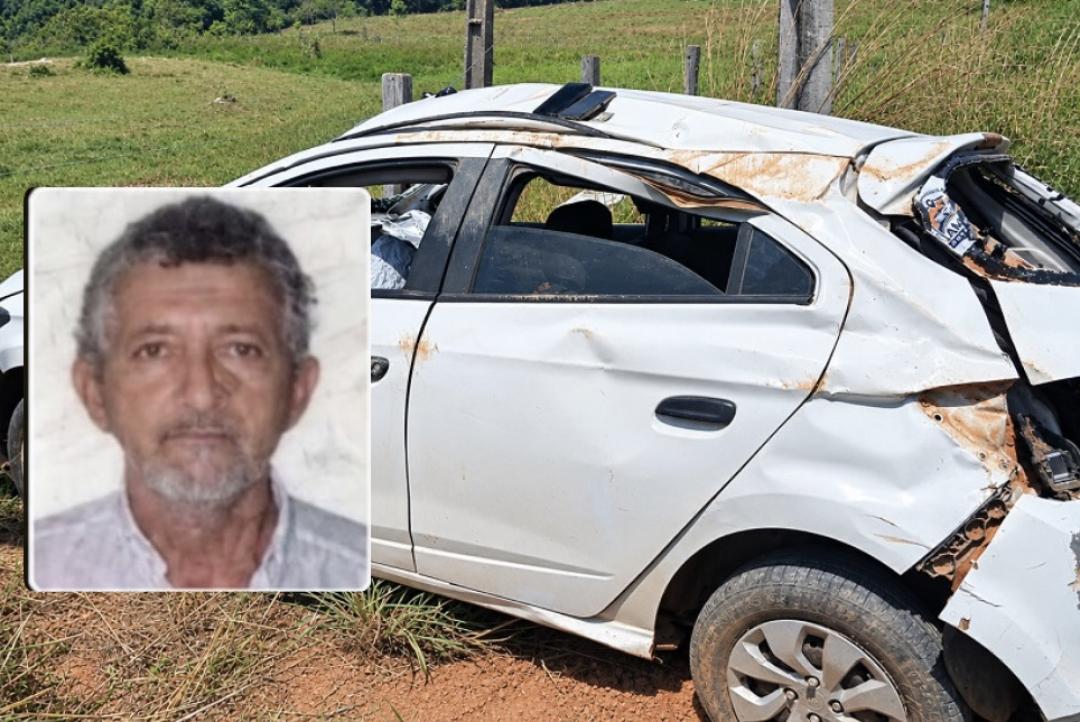 Motorista de aplicativo morre após capotar veículo na MT-206 entre Alta Floresta e Paranaíta
