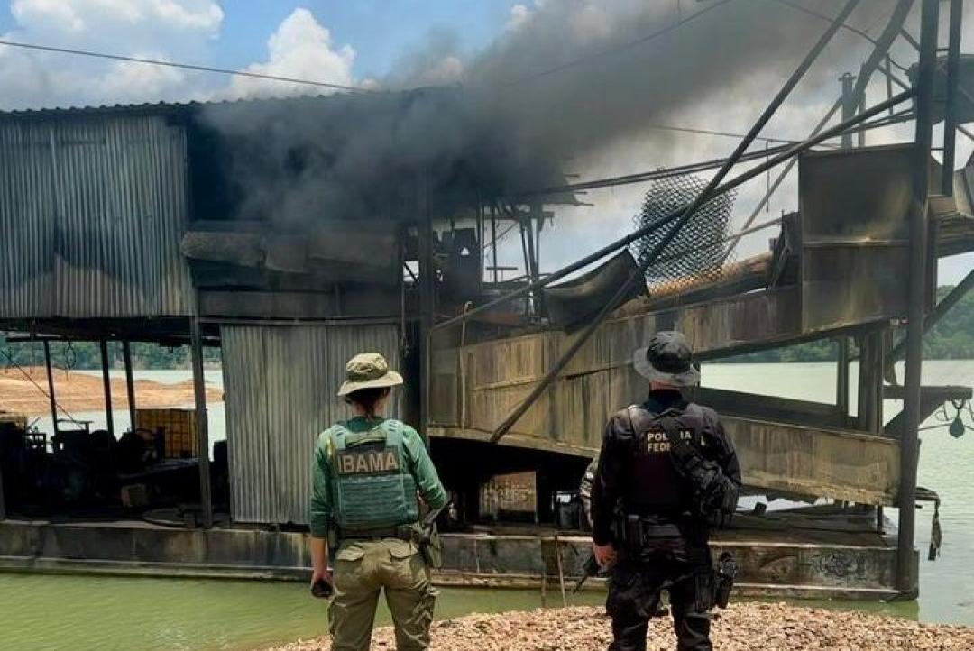 Ibama, Funai e PF intensificam combate ao garimpo ilegal nos rios Teles Pires, São Benedito e Apiacás