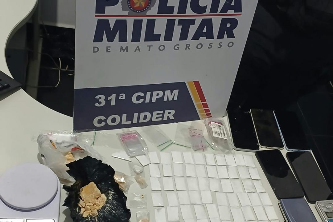 Jovem é preso com drogas após ameaçar ex-companheira em Colíder