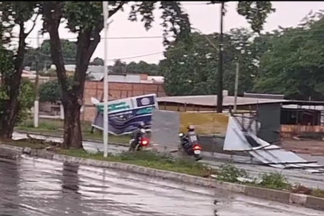 Temporal provoca estragos e deixa 19 mil pontos sem energia em Alta Floresta