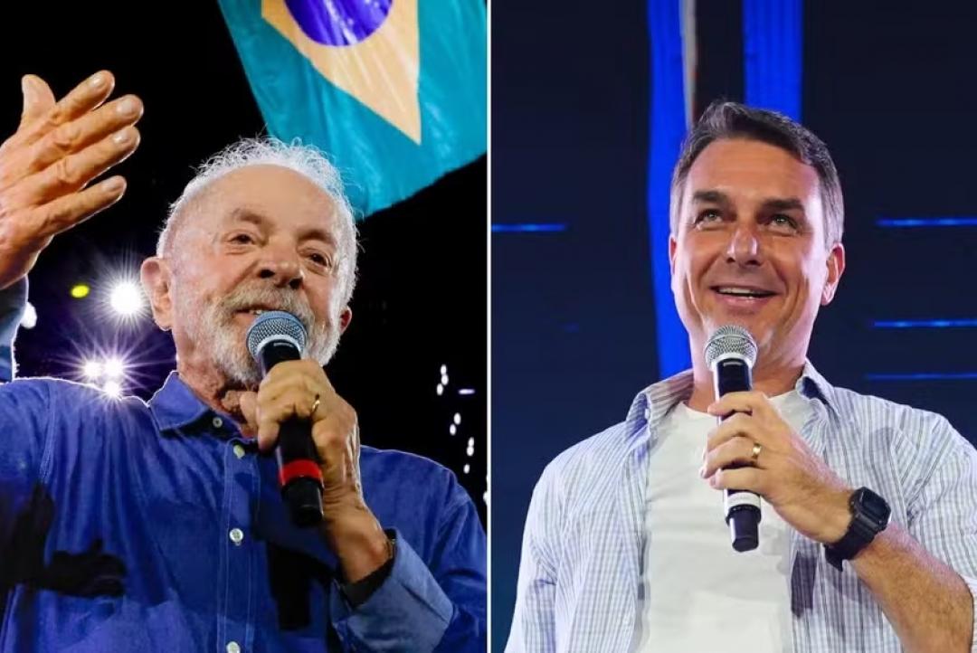 Flávio Bolsonaro e Lula avançam ao segundo turno; PL lidera em Mato Grosso com 65,15%