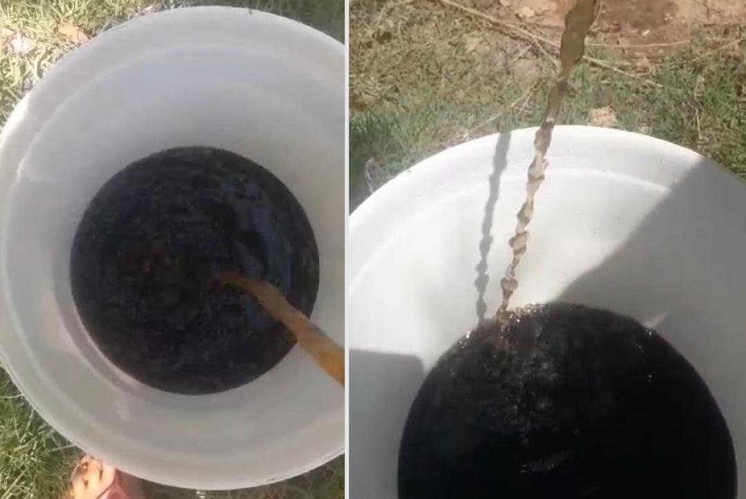 Moradores reclamam de água com coloração escura a torneira, em Alta Floresta