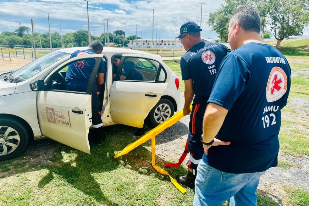 Samu capacita 50 profissionais do interior de MT para atendimento pré-hospitalar ágil e seguro