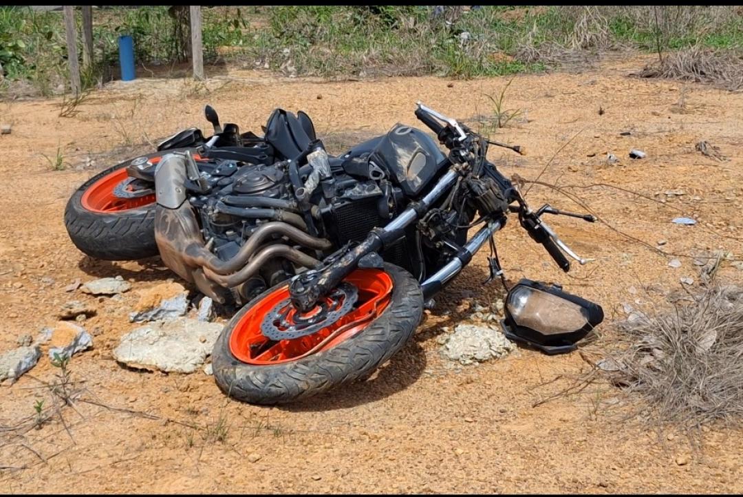 Jovem de 22 anos morre em acidente ocorrido na tarde desta segunda-feira 