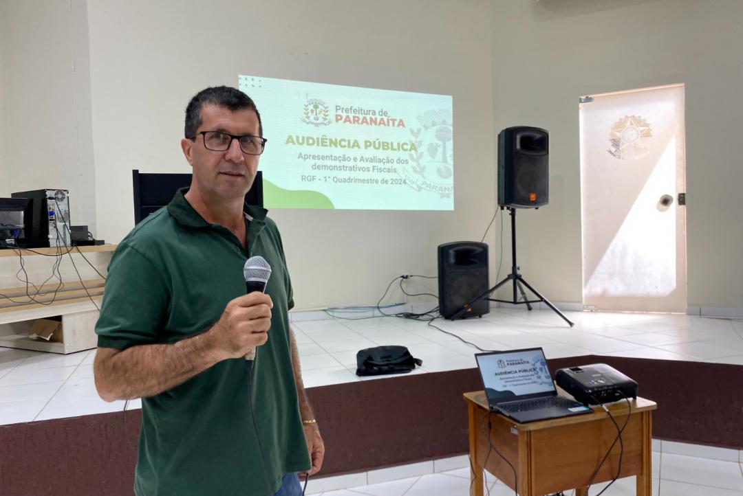 Audiência Pública para apresentação do Relatório de Gestão Fiscal - RGF do 1º Quadrimestre de 2024
