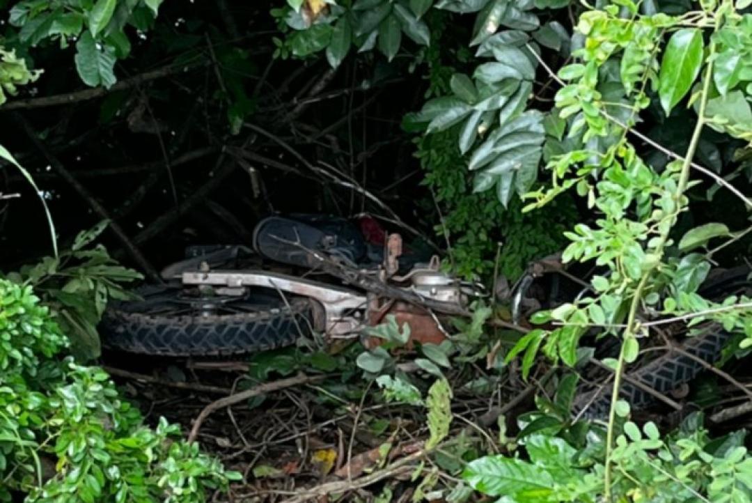 Polícia Militar de Carlinda recuperou uma motocicleta roubada na zona rural do município 