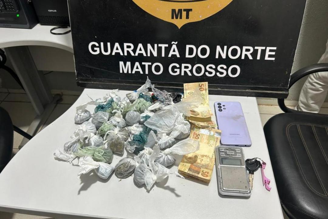 Polícia Civil desarticula comércio de drogas e prende mulher por tráfico em Guarantã do Norte
