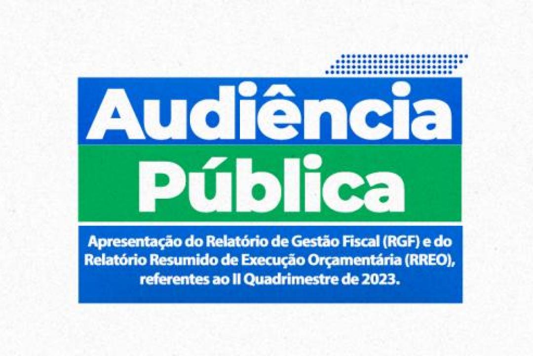 Prefeitura Municipal de Alta Floresta convida cidadãos para Audiência Pública sobre Gestão Fiscal