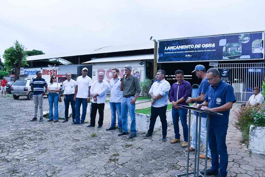 Lançada a revitalização da fachada e urbanização do entorno da Feira Livre Odilio Oliveira de Paula